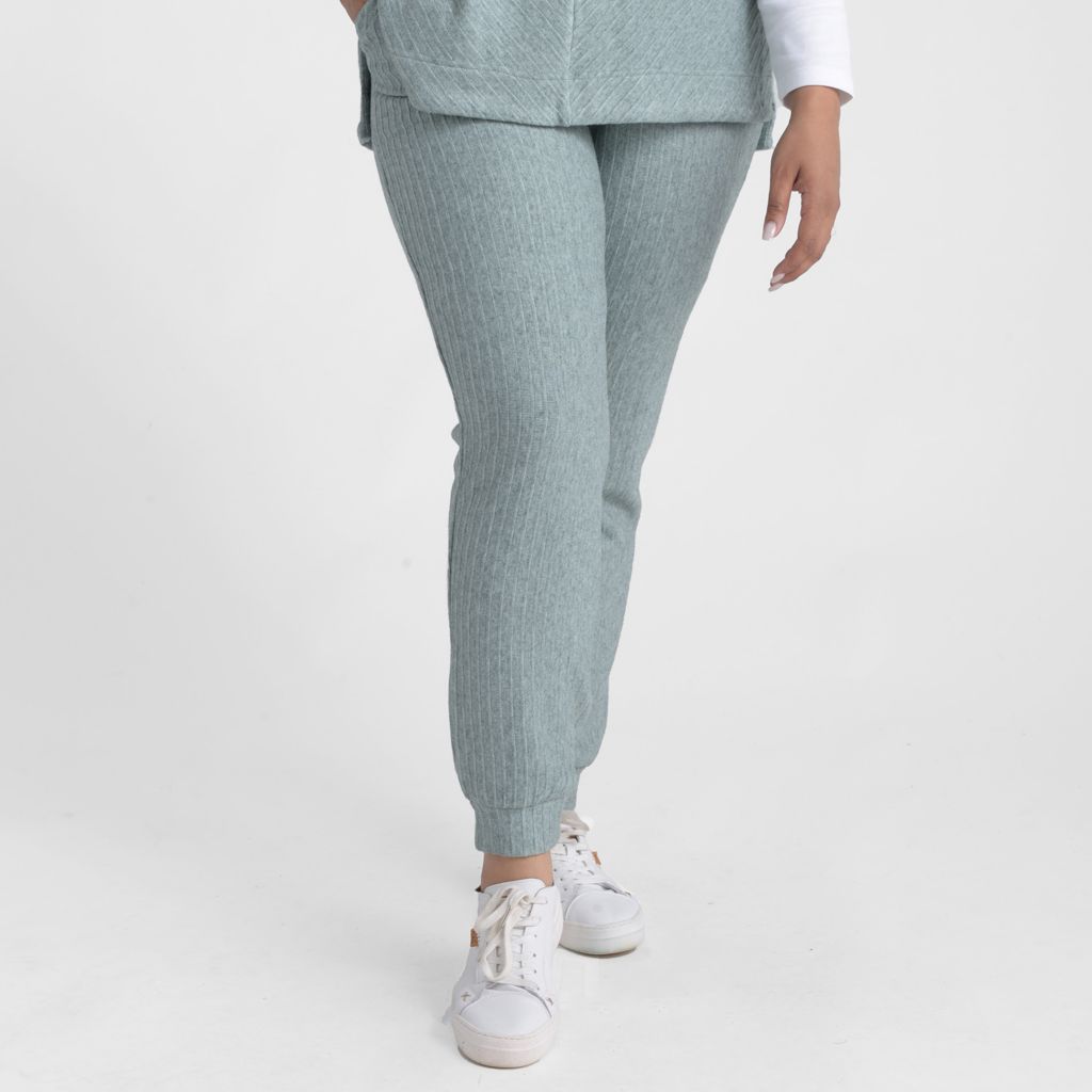 Christopher & Banks Relaxed Restyled Rib Knit Jogger Pant
