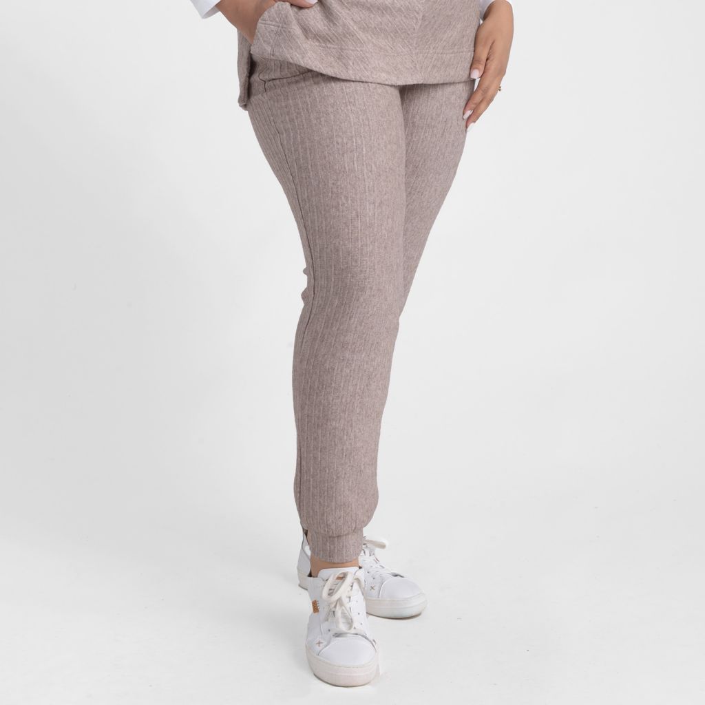 Christopher & Banks Relaxed Restyled Rib Knit Jogger Pant