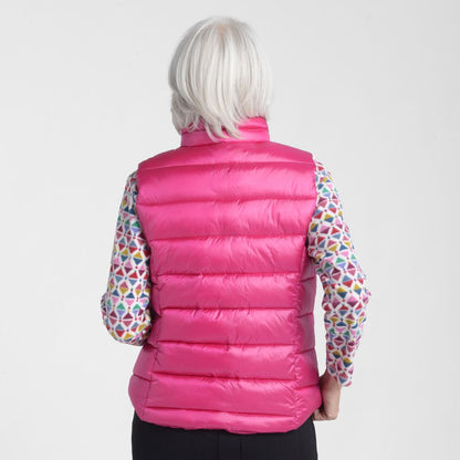 Christopher & Banks Shine Zip Front Vest