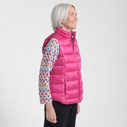 Christopher & Banks Shine Zip Front Vest