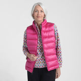 Christopher & Banks Shine Zip Front Vest