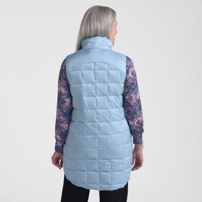 Christopher & Banks Relaxed Restyled Quilted Puffer Long Vest