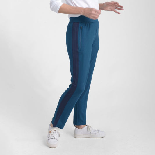 Christopher & Banks Relaxed Restyled Racer Stripe Tapered Leg Pant