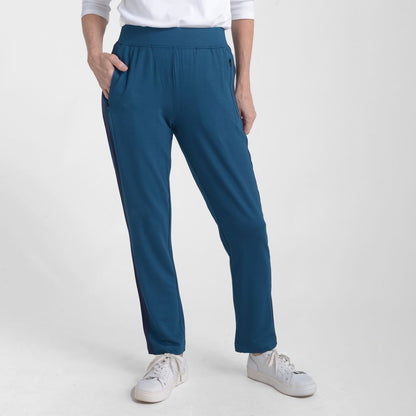 Christopher & Banks Relaxed Restyled Racer Stripe Tapered Leg Pant