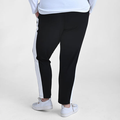 Christopher & Banks Relaxed Restyled Racer Stripe Tapered Leg Pant
