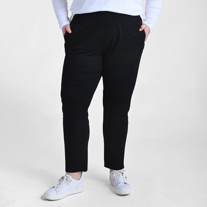 Christopher & Banks Relaxed Restyled Racer Stripe Tapered Leg Pant