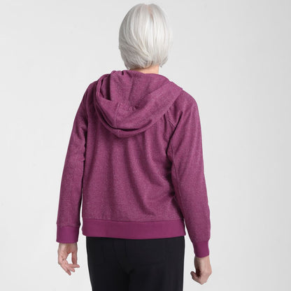 Christopher & Banks Relaxed Restyled Sparkly Zip Up Hoodie