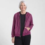 Christopher & Banks Relaxed Restyled Sparkly Zip Up Hoodie