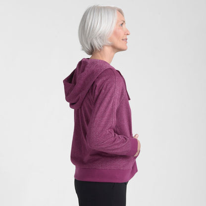 Christopher & Banks Relaxed Restyled Sparkly Zip Up Hoodie