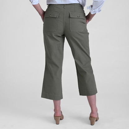 Christopher & Banks Relaxed Fit Wide Leg Crop Pant