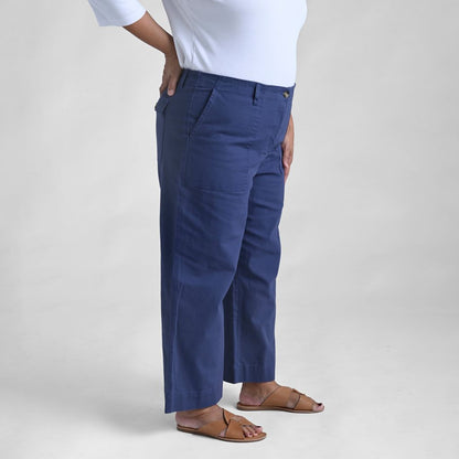 Christopher & Banks Relaxed Fit Wide Leg Crop Pant