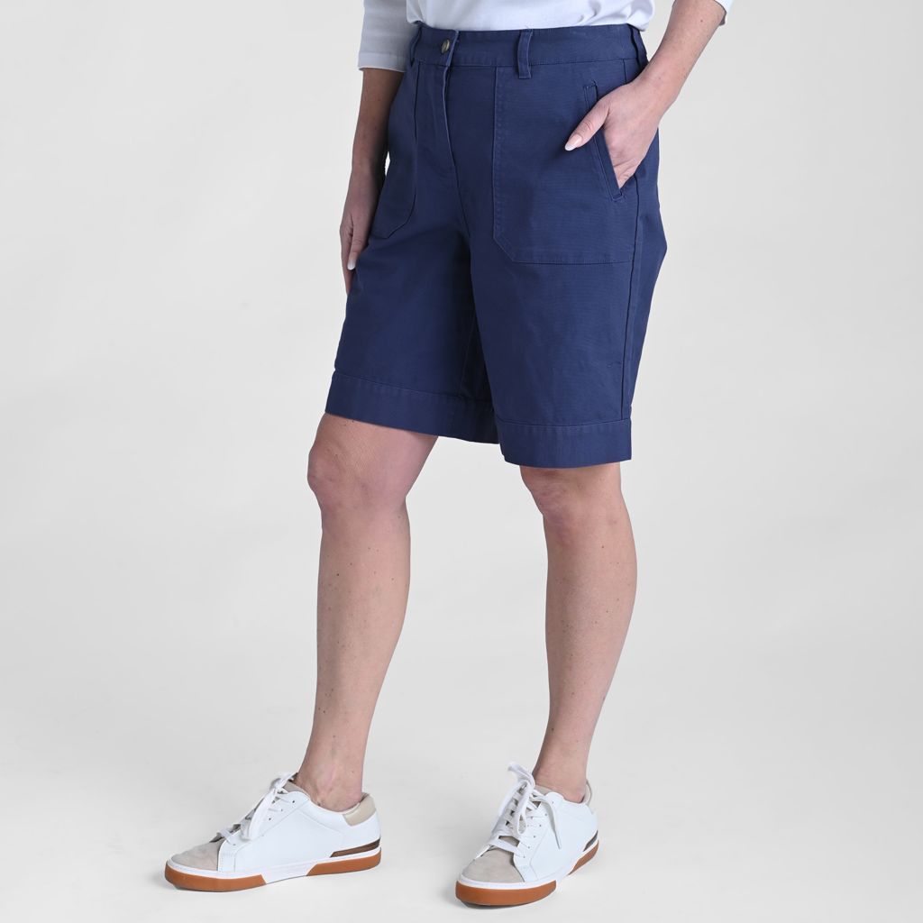 Christopher & Banks Relaxed Fit Canvas Short