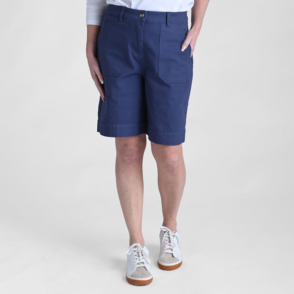 Christopher & Banks Relaxed Fit Canvas Short