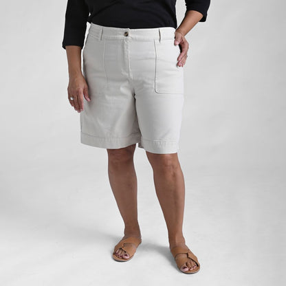 Christopher & Banks Relaxed Fit Canvas Short