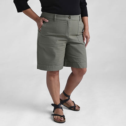 Christopher & Banks Relaxed Fit Canvas Short