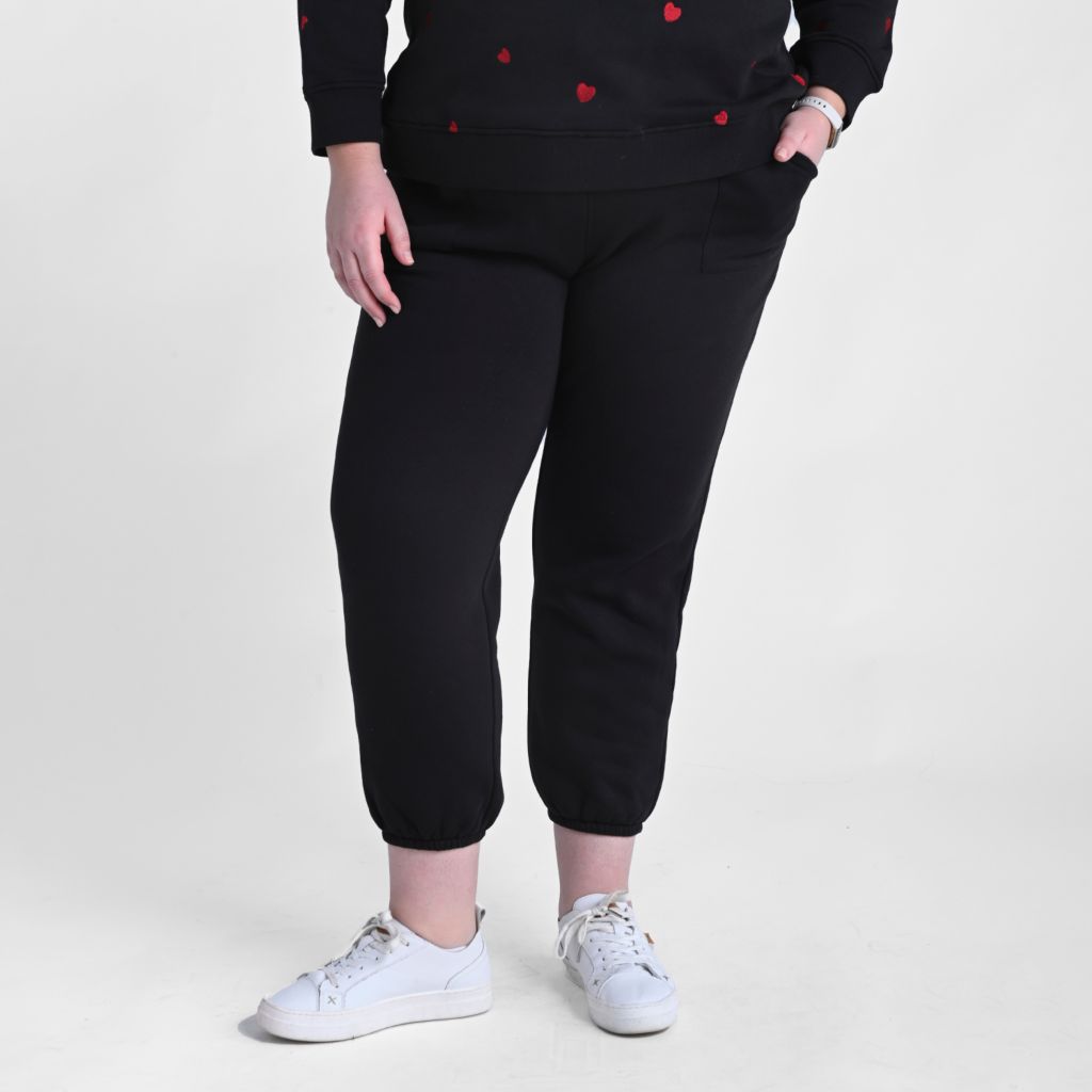 Christopher & Banks Relaxed Restyled French Terry Jogger Pant