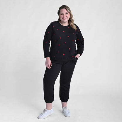 Christopher & Banks Relaxed Restyled French Terry Jogger Pant