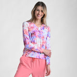 Christopher & Banks Relaxed Restyled Floral Print Raglan Sleeve Tee
