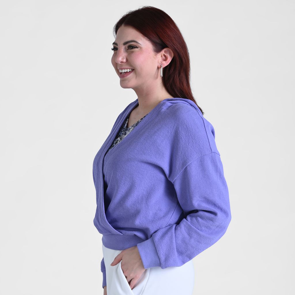 Christopher & Banks Relaxed Restyled Crossover Hooded Top