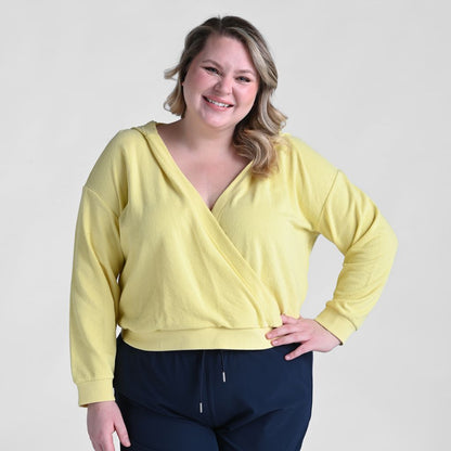 Christopher & Banks Relaxed Restyled Crossover Hooded Top