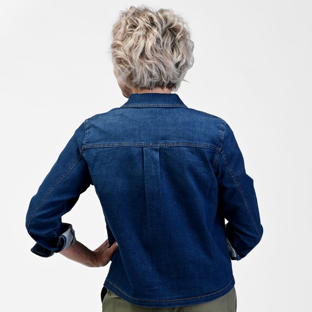 Christopher & Banks Stitch Detail Denim Jacket