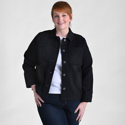 Christopher & Banks Stitch Detail Denim Jacket
