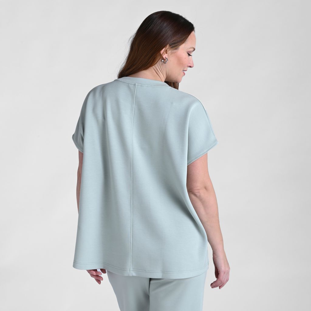 Christopher & Banks Relaxed Restyled Oversized Scuba Tee