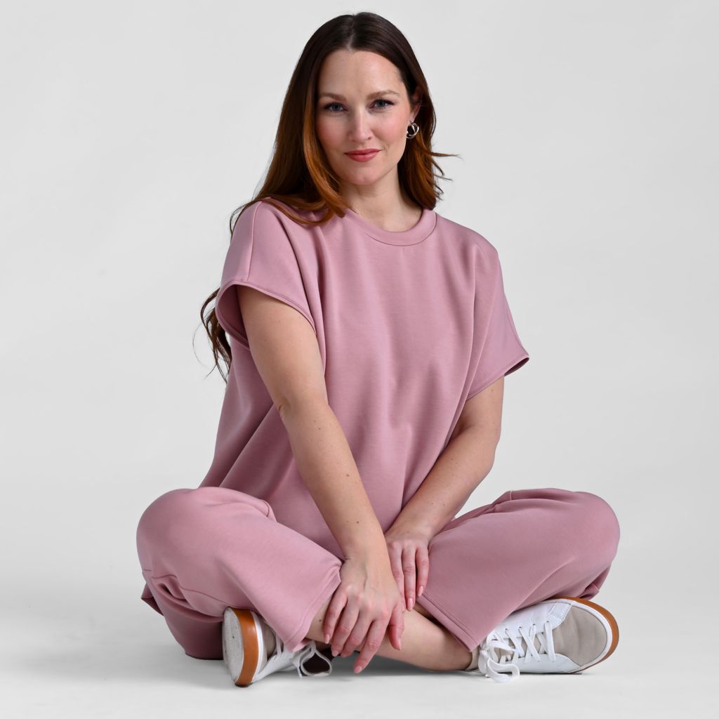 Christopher & Banks Relaxed Restyled Oversized Scuba Tee