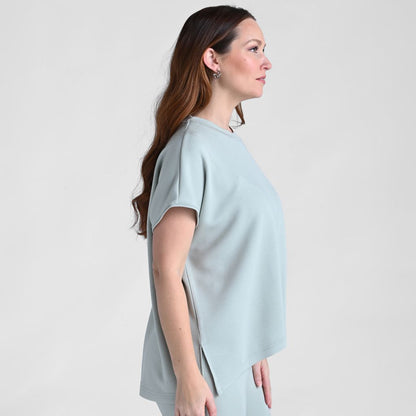 Christopher & Banks Relaxed Restyled Oversized Scuba Tee