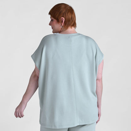 Christopher & Banks Relaxed Restyled Oversized Scuba Tee