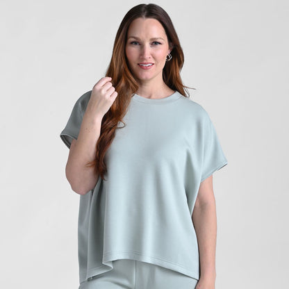 Christopher & Banks Relaxed Restyled Oversized Scuba Tee