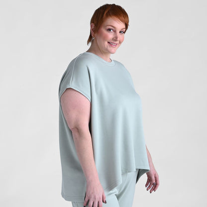 Christopher & Banks Relaxed Restyled Oversized Scuba Tee