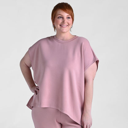 Christopher & Banks Relaxed Restyled Oversized Scuba Tee