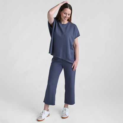 Christopher & Banks Relaxed Restyled Oversized Scuba Tee