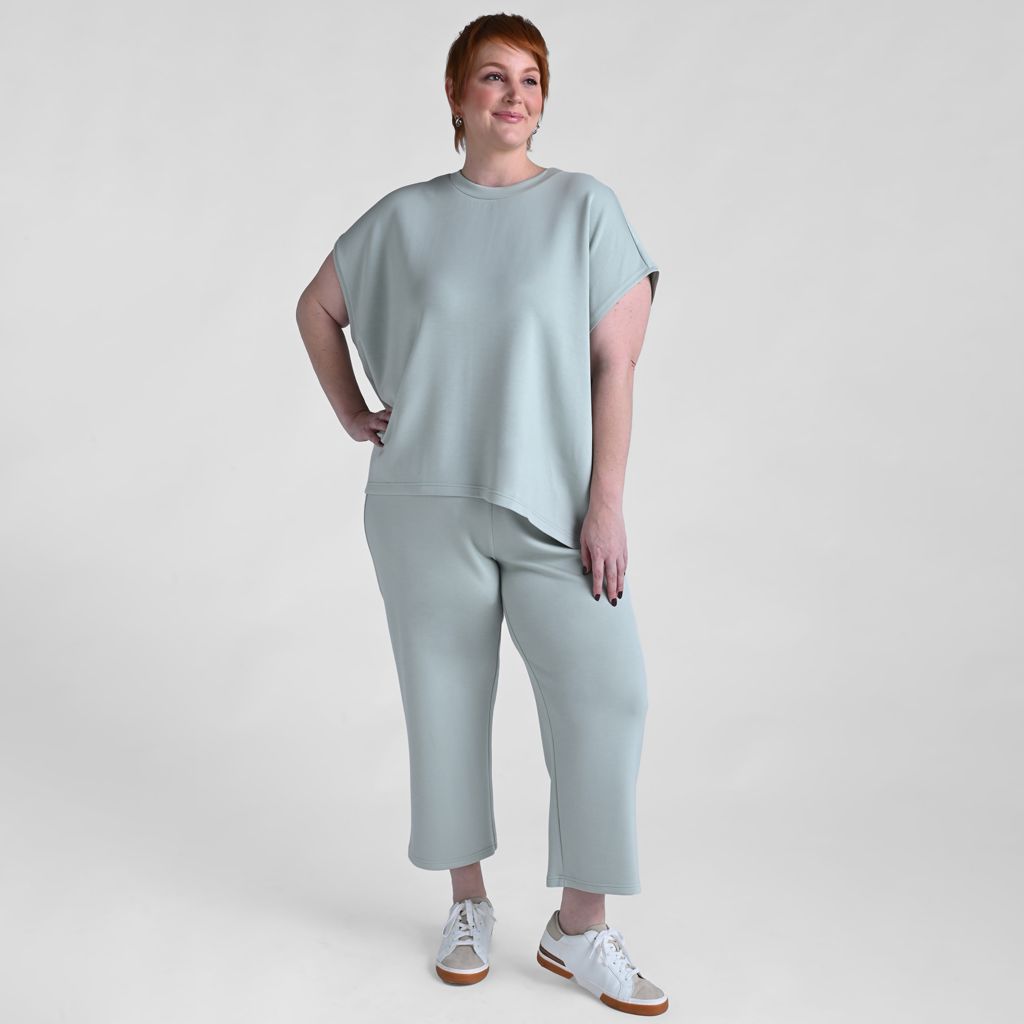 Christopher & Banks Relaxed Restyled Oversized Scuba Tee