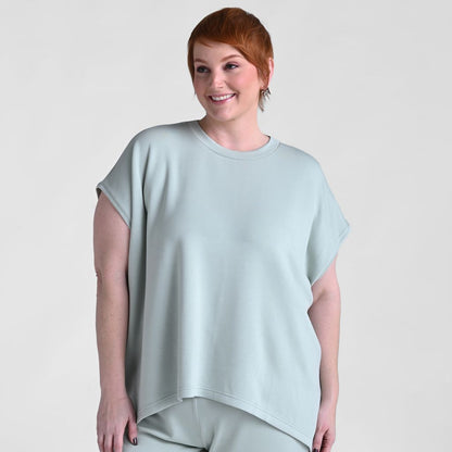 Christopher & Banks Relaxed Restyled Oversized Scuba Tee