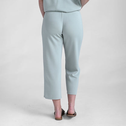 Christopher & Banks Relaxed Restyled Scuba Cropped Pant