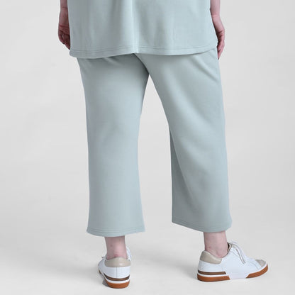 Christopher & Banks Relaxed Restyled Scuba Cropped Pant