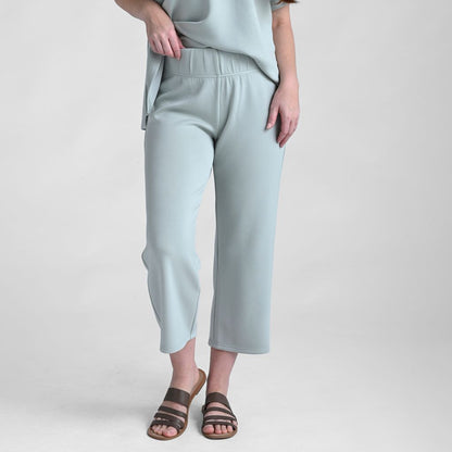 Christopher & Banks Relaxed Restyled Scuba Cropped Pant