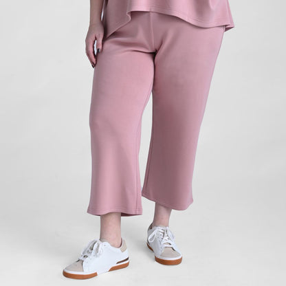 Christopher & Banks Relaxed Restyled Scuba Cropped Pant