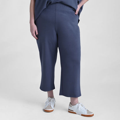 Christopher & Banks Relaxed Restyled Scuba Cropped Pant