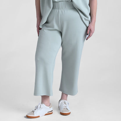 Christopher & Banks Relaxed Restyled Scuba Cropped Pant