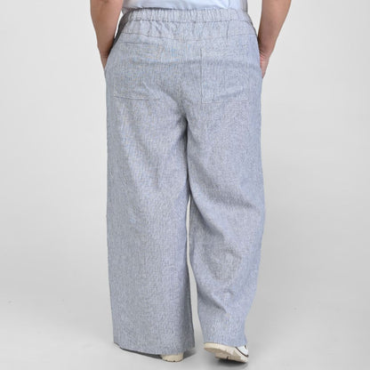 Christopher & Banks Pinstripe Linen Blend Relaxed Pant