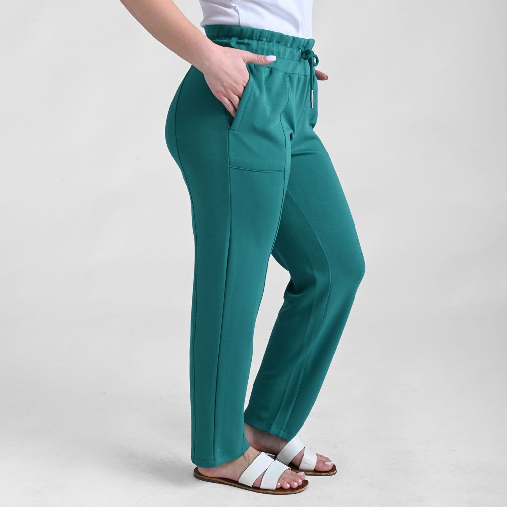 Christopher & Banks Relaxed Restyled Drawstring Waist Straight Leg Pant