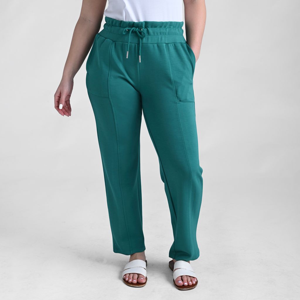 Christopher & Banks Relaxed Restyled Drawstring Waist Straight Leg Pant