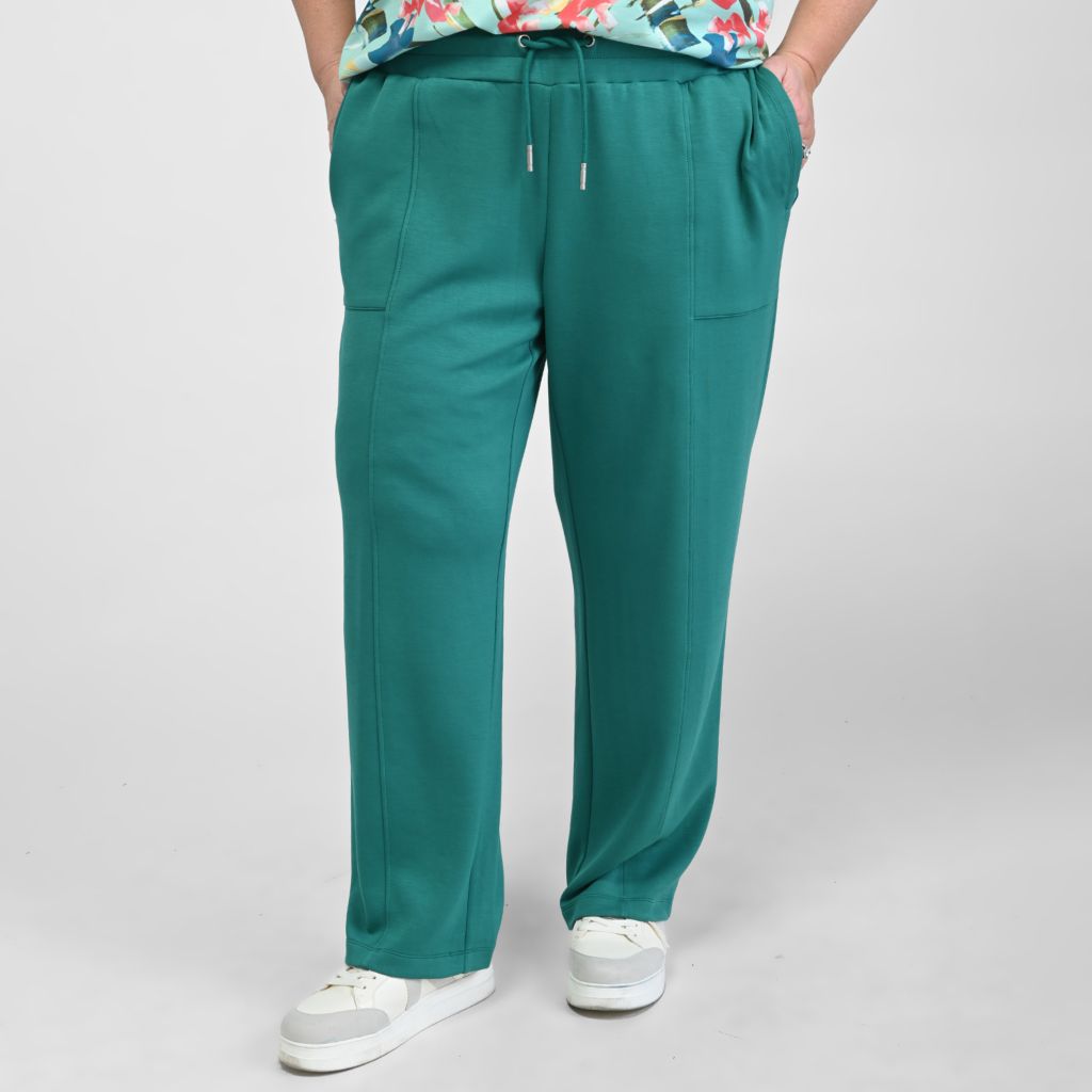 Christopher & Banks Relaxed Restyled Drawstring Waist Straight Leg Pant