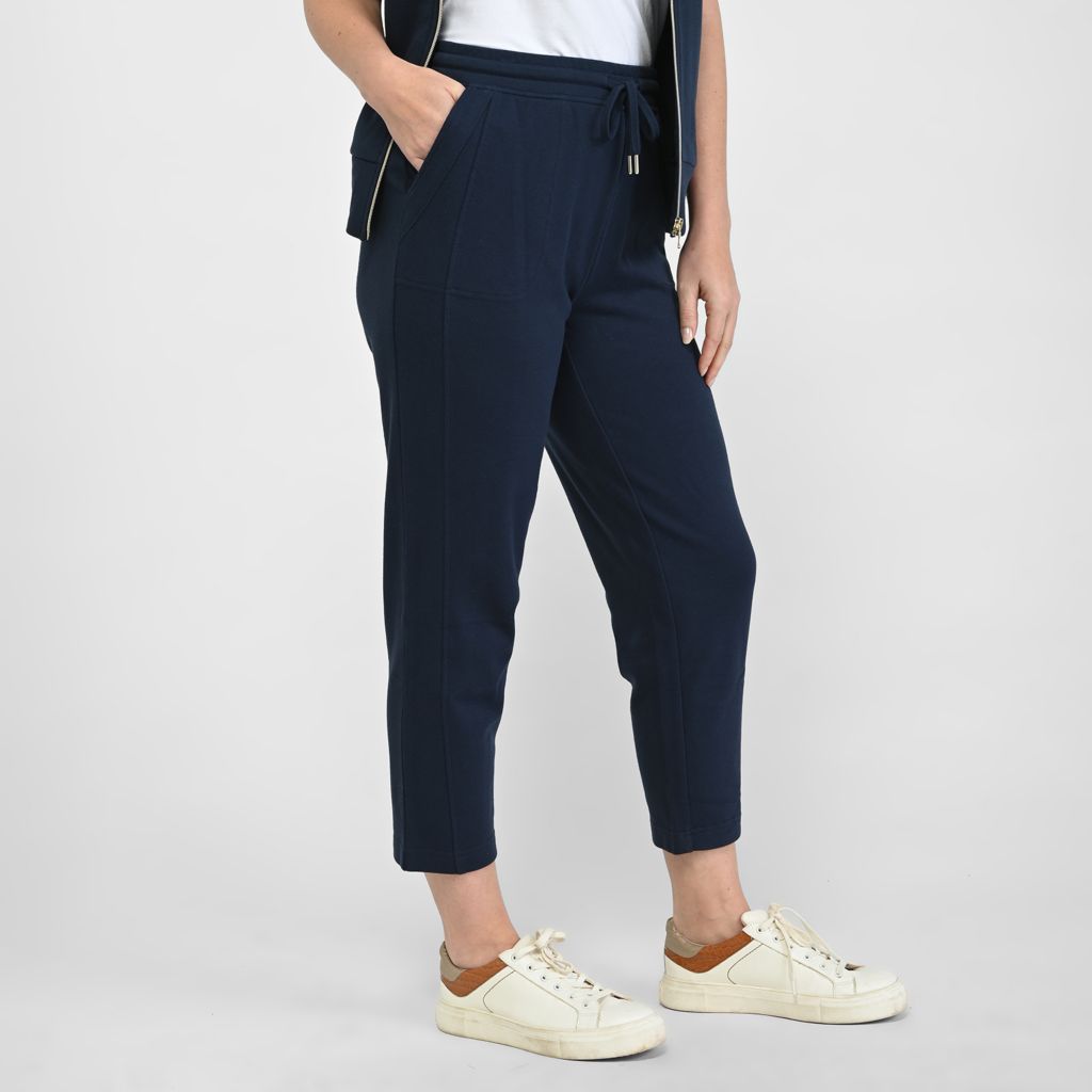 Christopher & Banks Relaxed Restyled Seamed Front Pant
