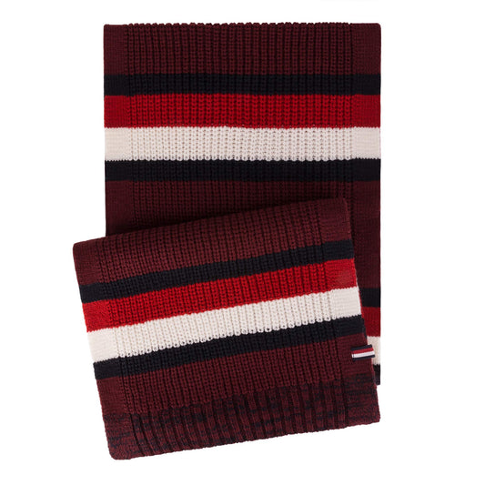 Tommy Hilfiger Men's Classic Striped Scarf