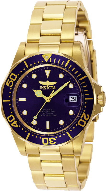 Invicta Men's 40mm Pro Diver Automatic Date Bracelet Watch
