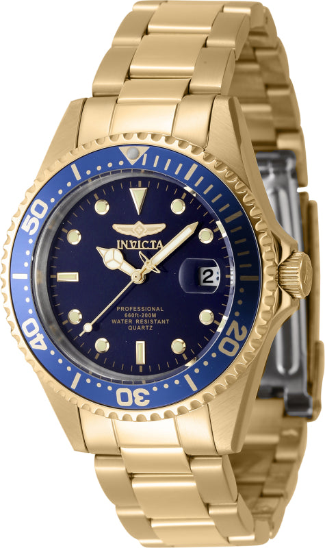 Invicta Men's 37mm Pro Diver Quartz Date Coin Edge Bezel Bracelet